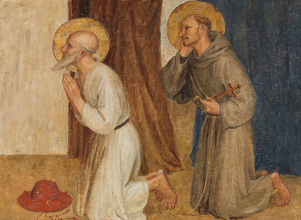 P. Hieronymus e P. Franciscus, copia da Beato Angelico - Finnish National Gallery